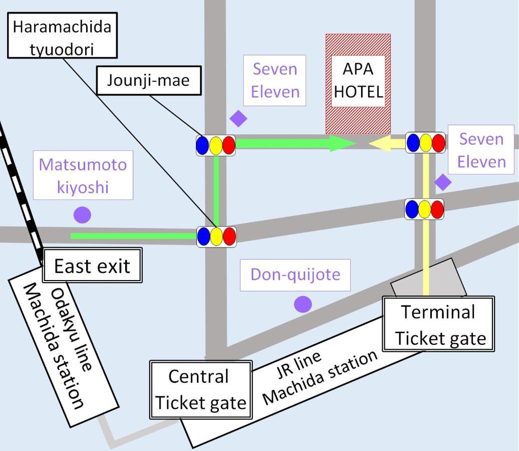 Apa Hotel Machidaeki-Higashi Tokyo Eksteriør bilde